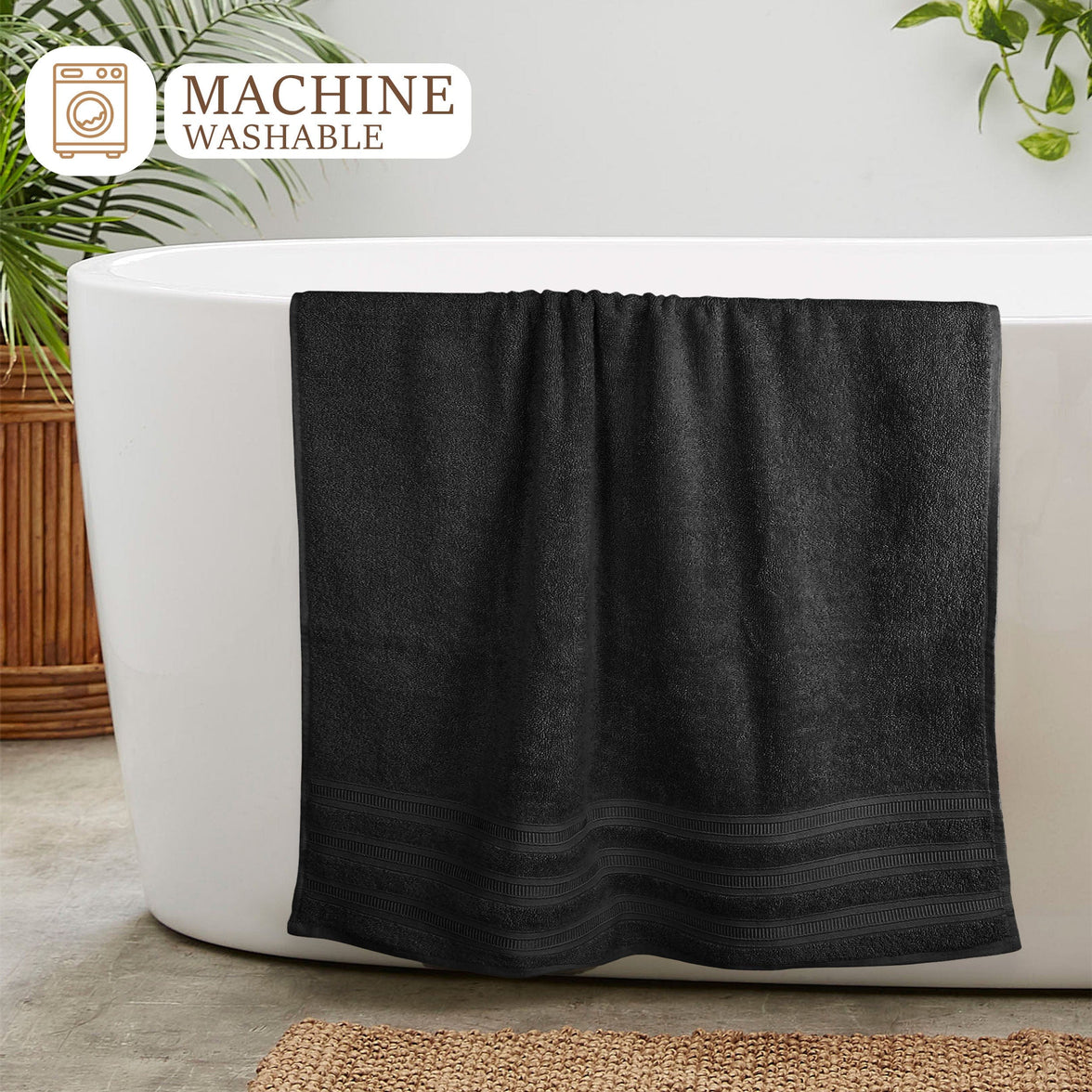 Ritz Viscose Stripe Super Soft Cotton Luxury Absorbent Towels, Jumbo Bath Sheet Packs & Towel Bale Sets Available by OLIVIA ROCCO Towels