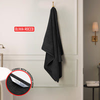 3 Pack Monaco Large Bath Sheets 100% Cotton 500GSM Highly Absorbent Towels Set for Home Gym Beach by OLIVIA ROCCO Towels