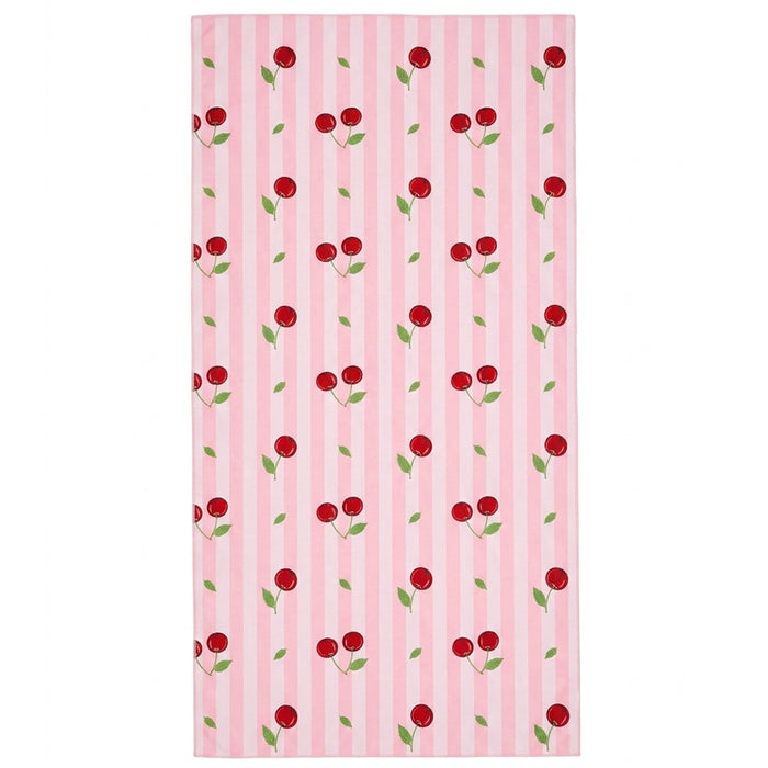 OLIVIA ROCCO Beach Towels Extra Large Super Soft Quick Dry Sand Resistant Travel Pool Towel Lightweight Summer Holiday CHERRYS Towels