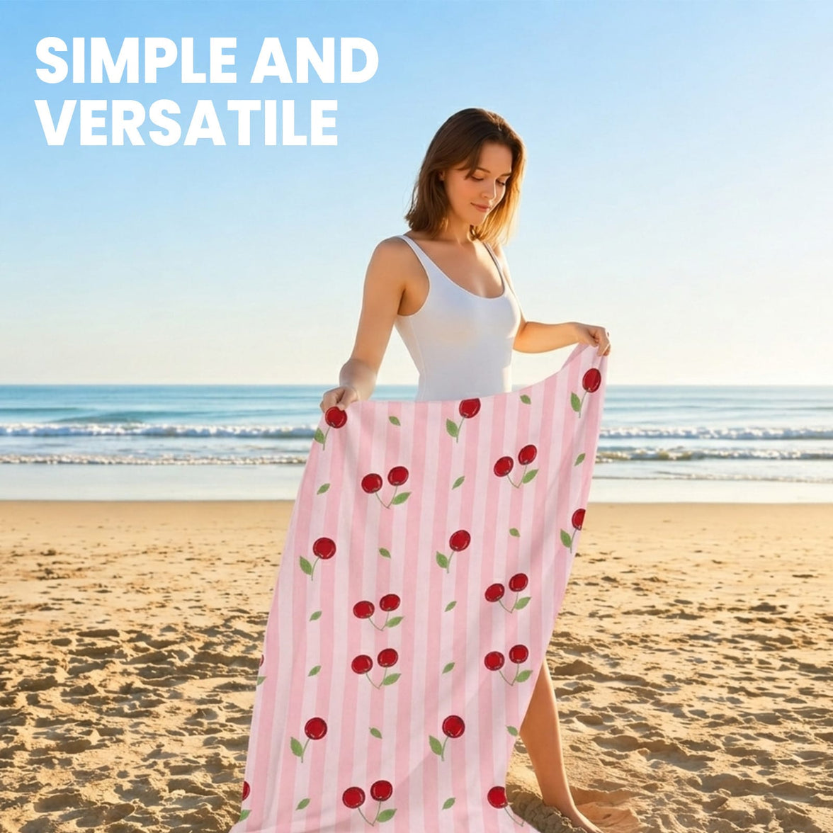 OLIVIA ROCCO Beach Towels Extra Large Super Soft Quick Dry Sand Resistant Travel Pool Towel Lightweight Summer Holiday Towels