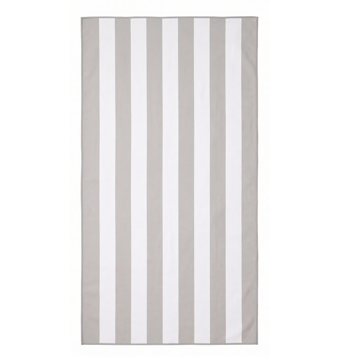 OLIVIA ROCCO Beach Towels Extra Large Super Soft Quick Dry Sand Resistant Travel Pool Towel Lightweight Summer Holiday STRIPE GREY Towels