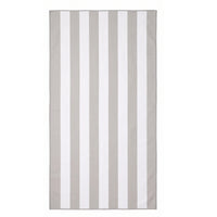 OLIVIA ROCCO Beach Towels Extra Large Super Soft Quick Dry Sand Resistant Travel Pool Towel Lightweight Summer Holiday STRIPE GREY Towels