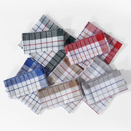 Pack of 10 Wonderdry Tea Towels Kitchen 100% Cotton Super Absorbent Quick Drying Dish Bar Cloth Set  by Olivia Rocco 10 Pack Tea Towel