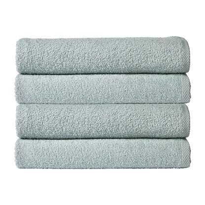 Pack of 4 Large Quick-Drying Lightweight Easycare Indus Valley Cotton Bath Sheets 80x140 cm for Home Travel Gym Holidays Multiple Colours by OLIVIA ROCCO (Copy) DUCKEGG OLIVIA ROCCO Towels