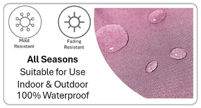 Waterproof Cushions Outdoor Indoor Hollowfibre Filled 43 x 43 cm / PEACOCK OLIVIA ROCCO Cushions