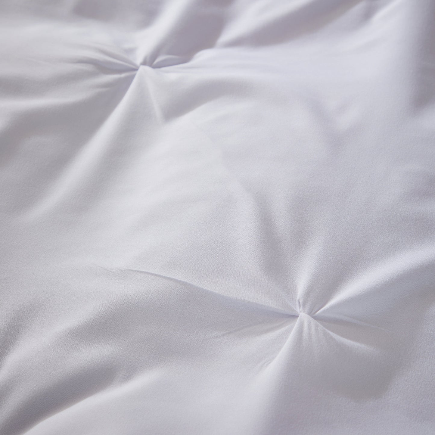 Pintuck White Cotton Rich Duvet Cover Set with Pillowcases Soft Breathable Easy Care Bedding Set Quilt Cover by OLIVIA ROCCO Duvet Cover