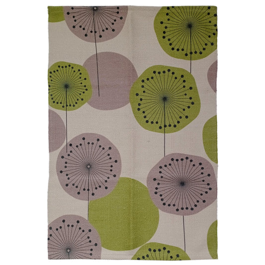 Printed Rug Flor Design Modern Non-Slip Soft Durable Floor Rug for Living Room Bedroom Office by OLIVIA ROCCO 60 x 90 CM / FLOR Rugs
