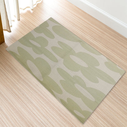 Printed Rug Jardin Design Modern Non-Slip Soft Durable Floor Rug for Living Room Bedroom Office by OLIVIA ROCCO Rugs