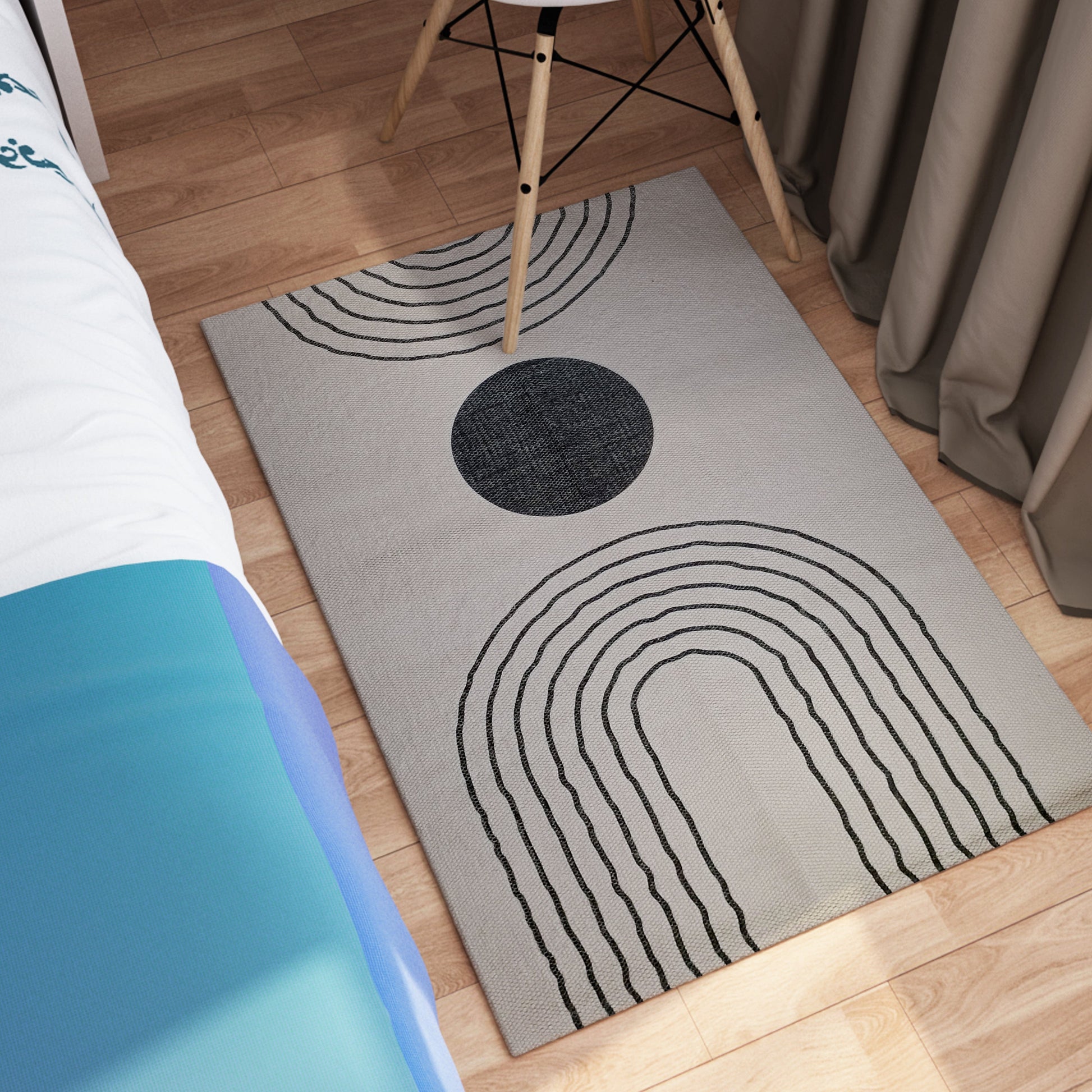Printed Rug Tuscany Design Modern Non-Slip Soft Durable Floor Rug for Living Room Bedroom Office by OLIVIA ROCCO Rugs