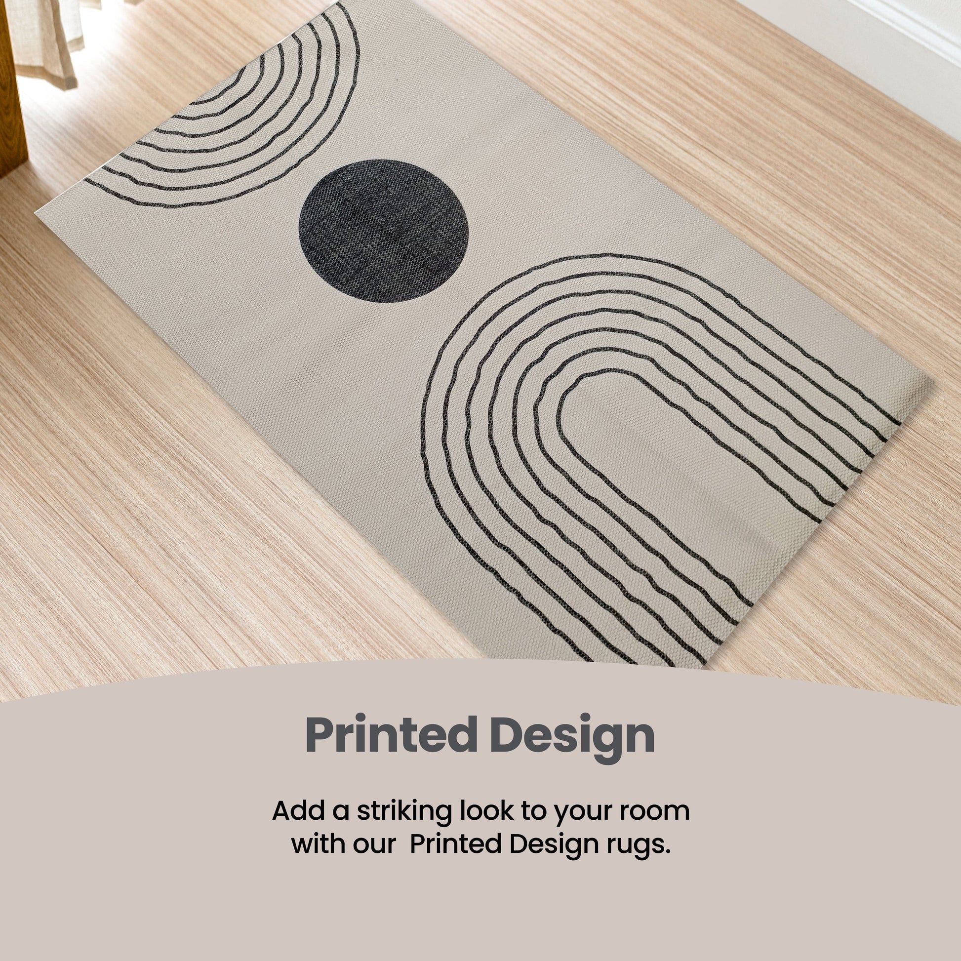 Printed Rug Tuscany Design Modern Non-Slip Soft Durable Floor Rug for Living Room Bedroom Office by OLIVIA ROCCO Rugs