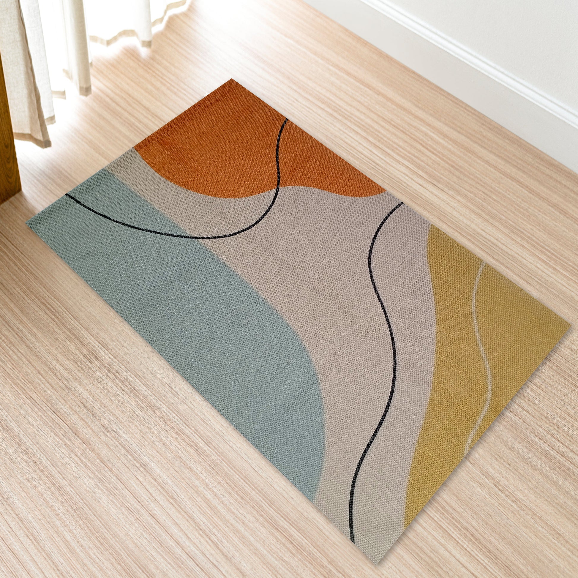 Printed Rug Venus Colour Modern Non-Slip Soft Durable Floor Rug for Living Room Bedroom Office by Olivia Rocco OLIVIA ROCCO Rugs