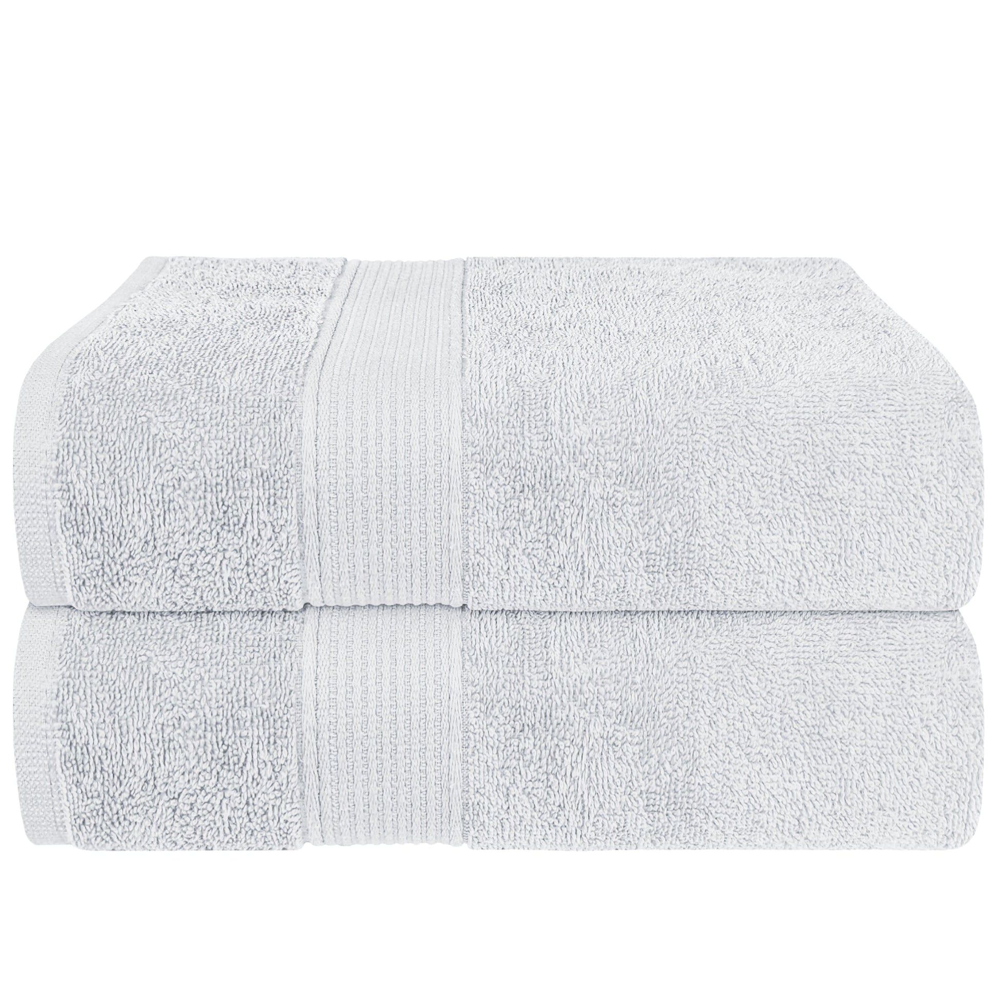 Rhodes Towel White 100% Cotton Hotel Quality Soft Super Absorbent Hand Bath Towels, Sheets & Face Cloths by Olivia Rocco 2 Pack Bath Sheet / White OLIVIA ROCCO Towels