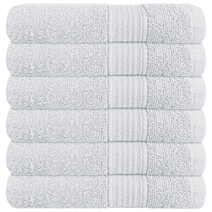 Rhodes Towel White 100% Cotton Hotel Quality Soft Super Absorbent Hand Bath Towels, Sheets & Face Cloths by Olivia Rocco 6 Pack Hand Towels / White OLIVIA ROCCO Towels