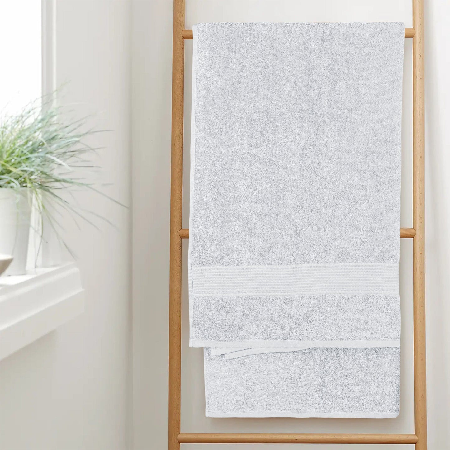 Rhodes Towel White 100% Cotton Hotel Quality Soft Super Absorbent Hand Bath Towels, Sheets & Face Cloths by Olivia Rocco OLIVIA ROCCO Towels
