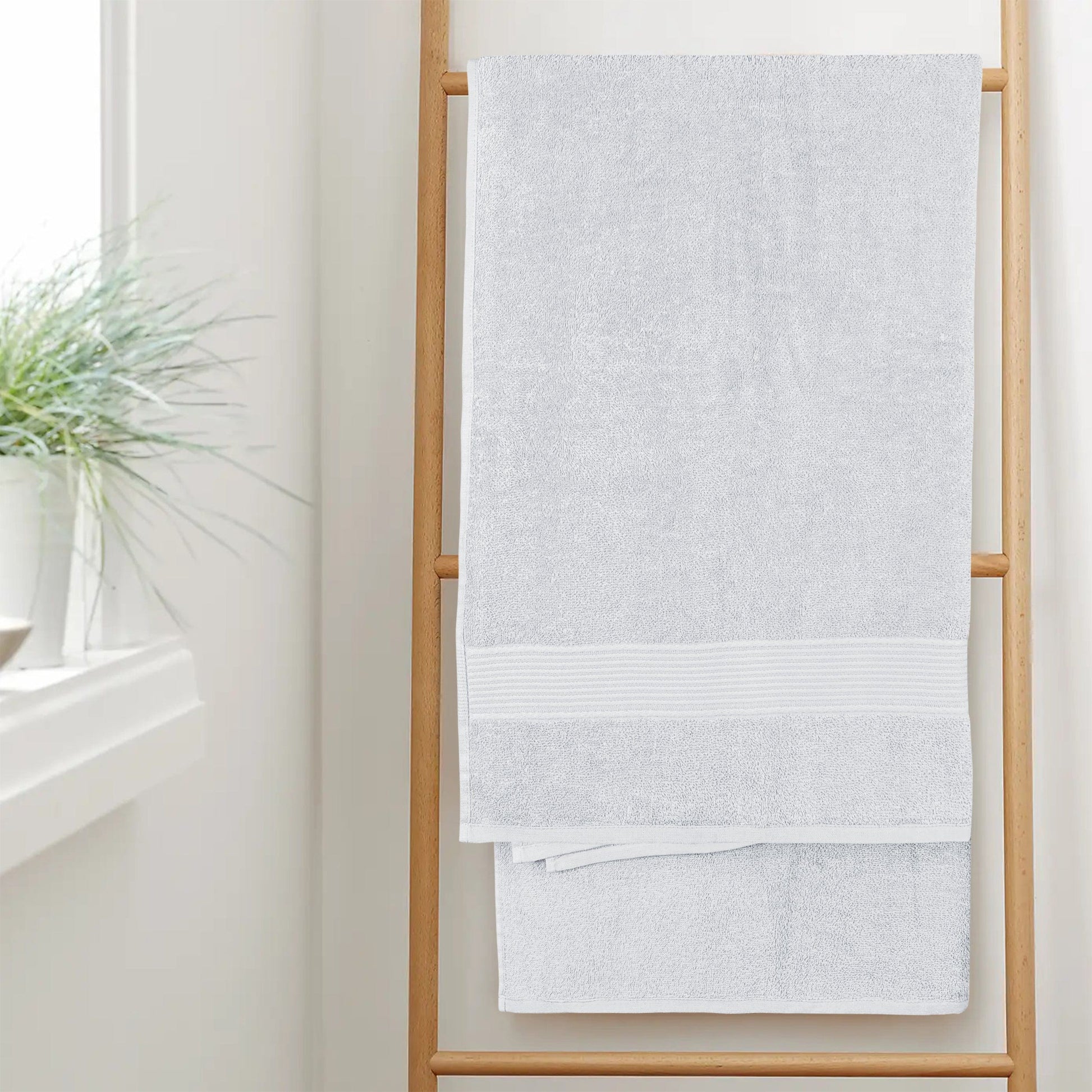 Rhodes Towel White 100% Cotton Hotel Quality Soft Super Absorbent Hand Bath Towels, Sheets & Face Cloths by Olivia Rocco OLIVIA ROCCO Towels