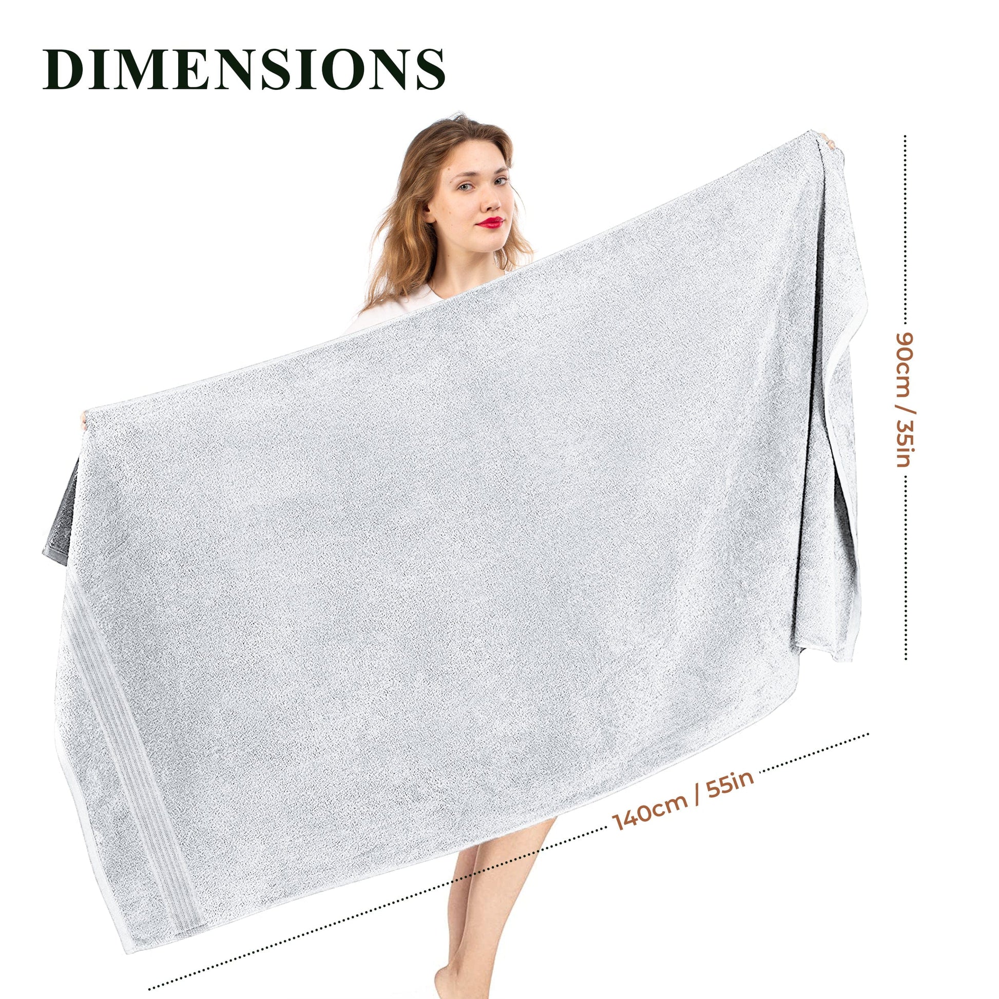 Rhodes Towel White 100% Cotton Hotel Quality Soft Super Absorbent Hand Bath Towels, Sheets & Face Cloths by Olivia Rocco OLIVIA ROCCO Towels