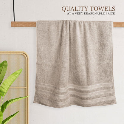 Ritz Viscose Stripe Super Soft Cotton Luxury Absorbent Towels, Jumbo Bath Sheet Packs & Towel Bale Sets Available by OLIVIA ROCCO Towels