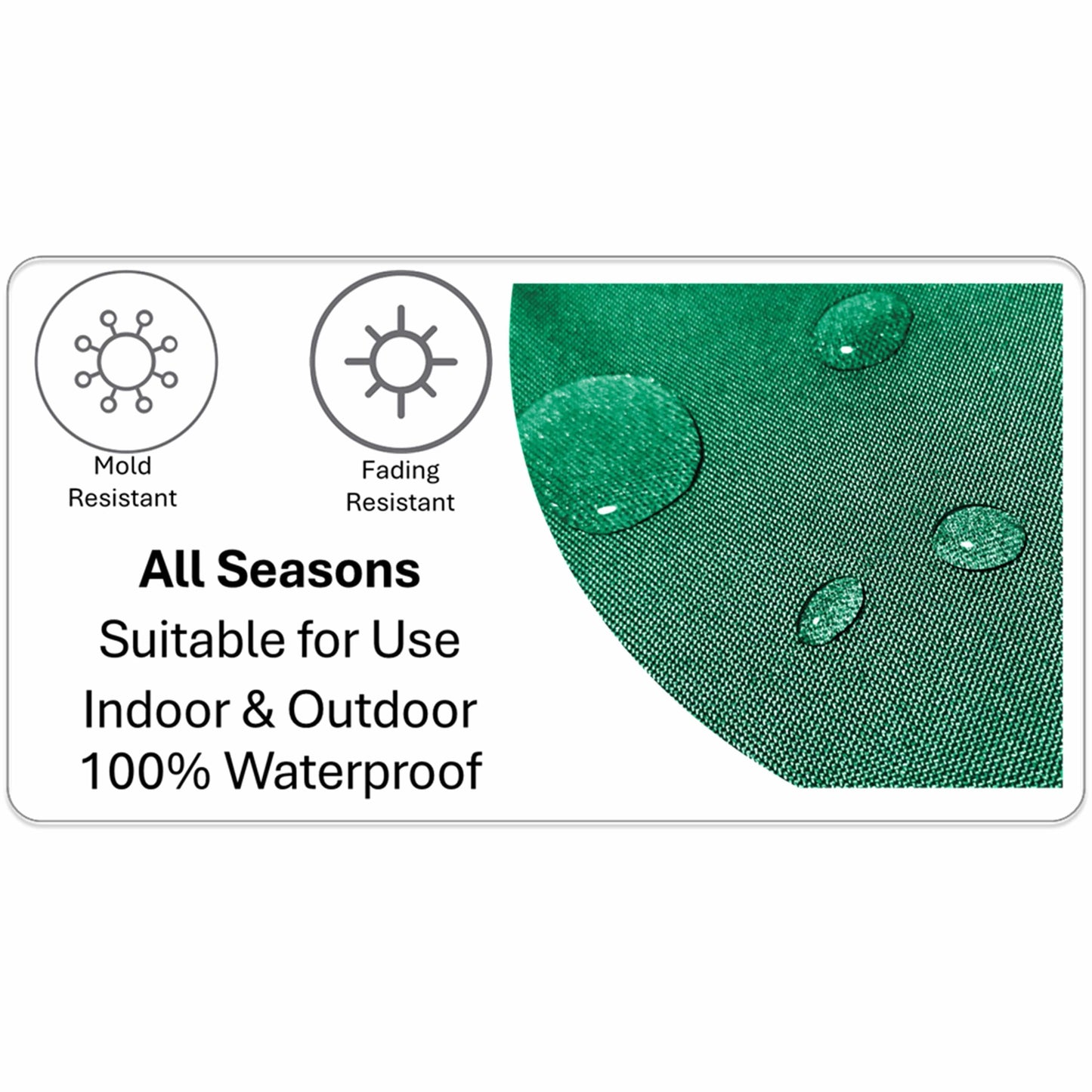 Sage Green Stripes Waterproof Cushion Covers 43 x 43 cm Reversible Breathable Decorative Cover for Indoor & Outdoor Use Patio Garden Sofa Bed Chair by OLIVIA ROCCO SAGE GREEN STRIPES / 43 x 43 CM Cushions