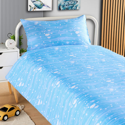 Sharks Duvet Cover Set Bedding for Kids Soft Cotton Reversible Design Quilt Bed Covers with Pillowcases OLIVIA ROCCO Duvet Cover