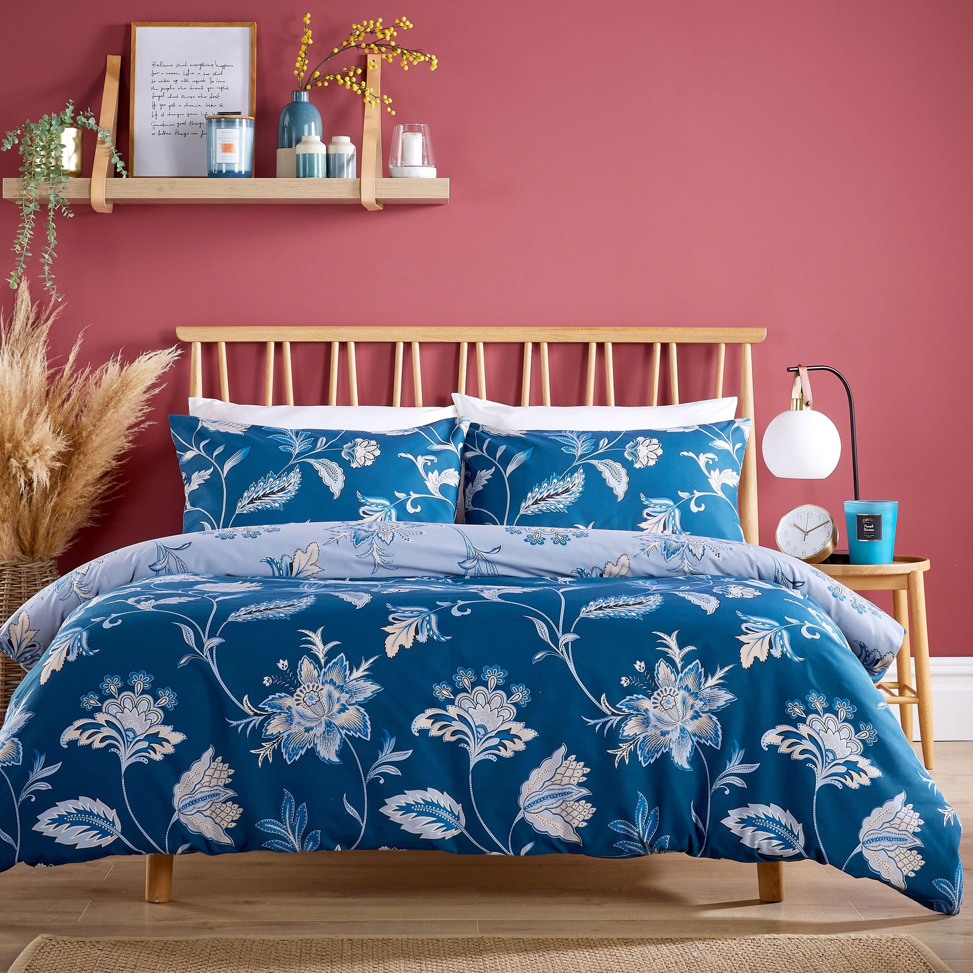 Shimla Duvet Cover Set Easy Care Quilt Covers with Pillowcases Super Soft Reversible Bedding Bed Linen Sets by Olivia Rocco OLIVIA ROCCO Duvet Cover