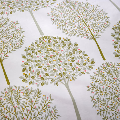 Sion Sage Green 200 Thread Count Cotton Duvet Cover Set Printed Quilt Covers With Pillowcases Bedding Bed Linen Sets by OLIVIA ROCCO Duvet Cover