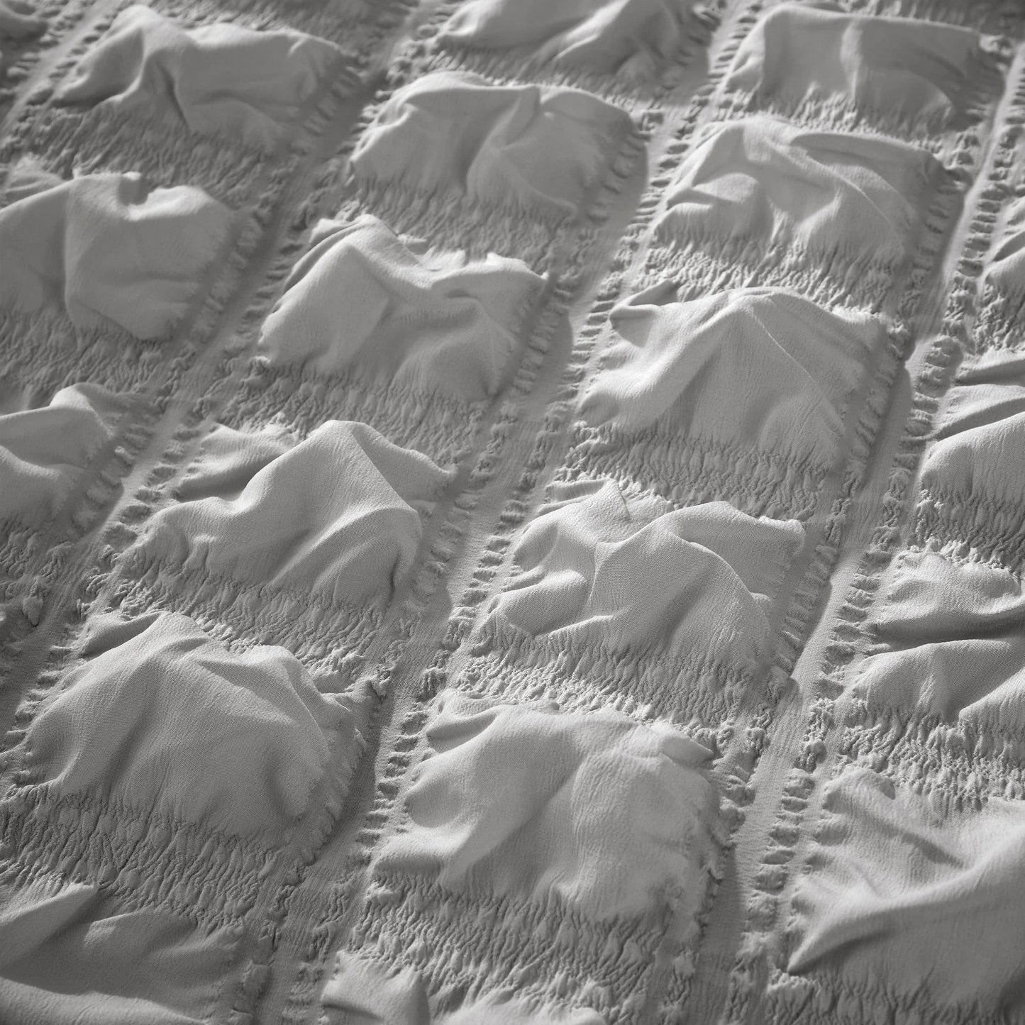 Soho Grey Cotton Rich Duvet Cover Set with Pillowcases Quilted Super Soft Easy Care Bedding Bed Linen Set by OLIVIA ROCCO Duvet Cover