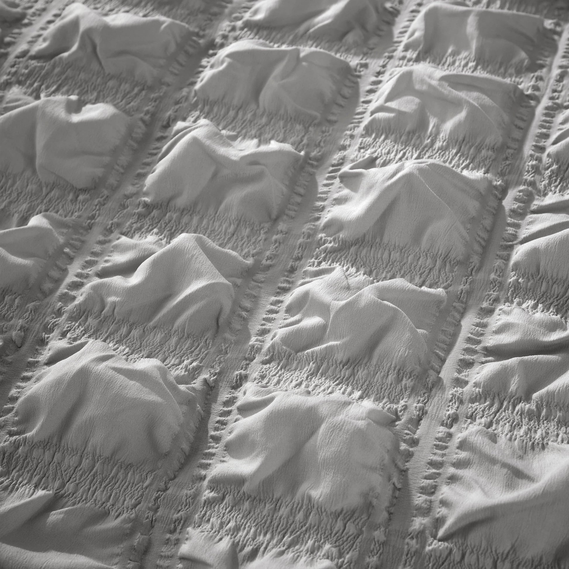 Soho Grey Cotton Rich Duvet Cover Set with Pillowcases Quilted Super Soft Easy Care Bedding Bed Linen Set by OLIVIA ROCCO Duvet Cover