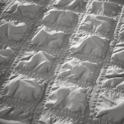 Soho Grey Cotton Rich Duvet Cover Set with Pillowcases Quilted Super Soft Easy Care Bedding Bed Linen Set by OLIVIA ROCCO Duvet Cover