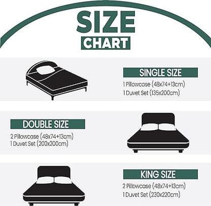 Skye Duvet Cover Set Stag Printed Design Easy Care Reversible Bedding Quilt Covers OLIVIA ROCCO Skye Duvet Cover Set