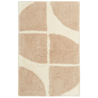 Stockholm Bath Mat Non Slip Backing Super Soft Water Absorbent Cotton Blend Mats Quick-Drying Bathroom Toilet Floor Rug by OLIVIA ROCCO NATURAL Bath Mat