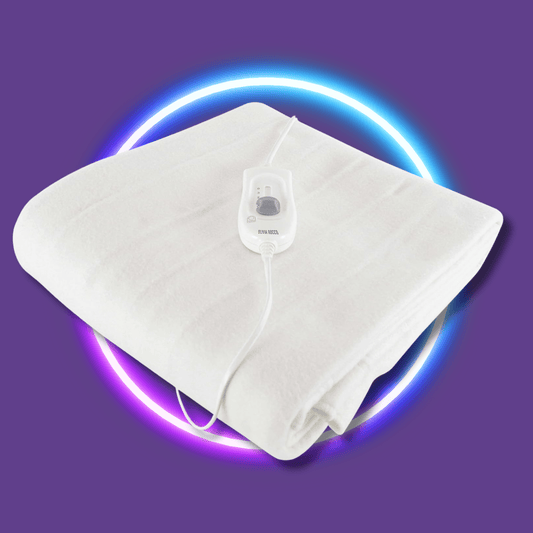 Ultra Soft Electric Heated Underblanket with with Adjustable Heat Settings & Overheat Protection in Single Double King Sizes by OLIVIA ROCCO Throw