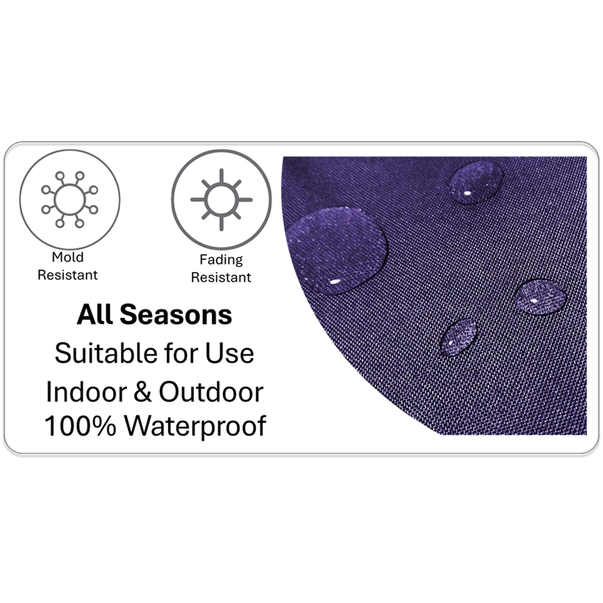 Union Jack Waterproof Cushion Covers 43 x 43 cm Reversible Breathable Decorative Cover for Indoor & Outdoor Use Patio Garden Sofa Bed Chair by OLIVIA ROCCO UNION JACK / 43 x 43 cm Cushions