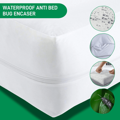 Waterproof Anti Bed Bug Mattress Protector Extra Deep Hypoallergenic Dust Mite Barrier Zipper Encaser by OLIVIA ROCCO Mattress Protector
