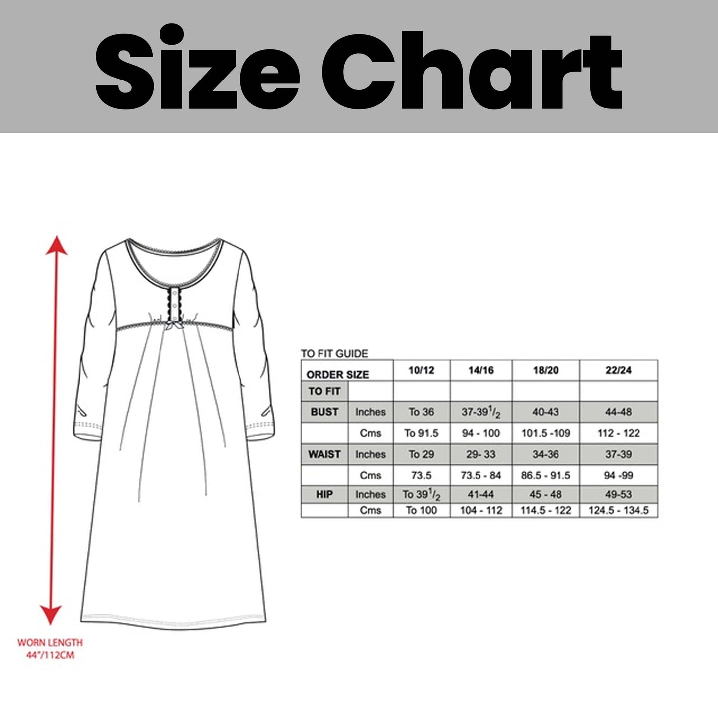 Women's Long Sleeve Fleece Nightdress Soft Warm Floral Print Sleepwear Cozy Winter Nightie Loungewear Available in Multiple Sizes By Daisy Dreamer Pyjamas