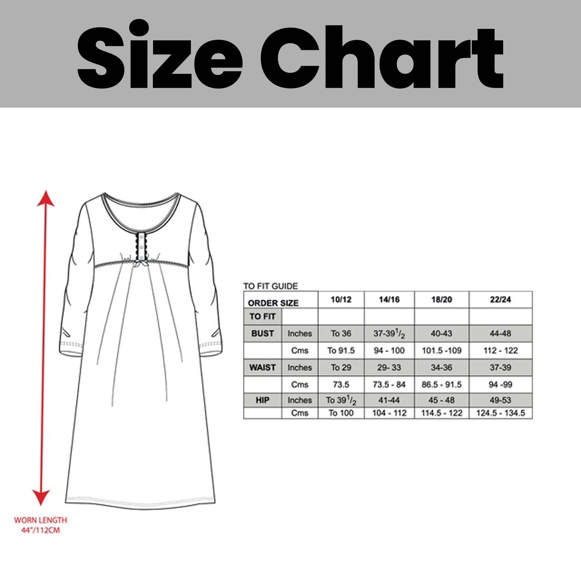 Women's Long Sleeve Fleece Nightdress Soft Warm Floral Print Sleepwear Cozy Winter Nightie Loungewear Available in Multiple Sizes By Daisy Dreamer Pyjamas