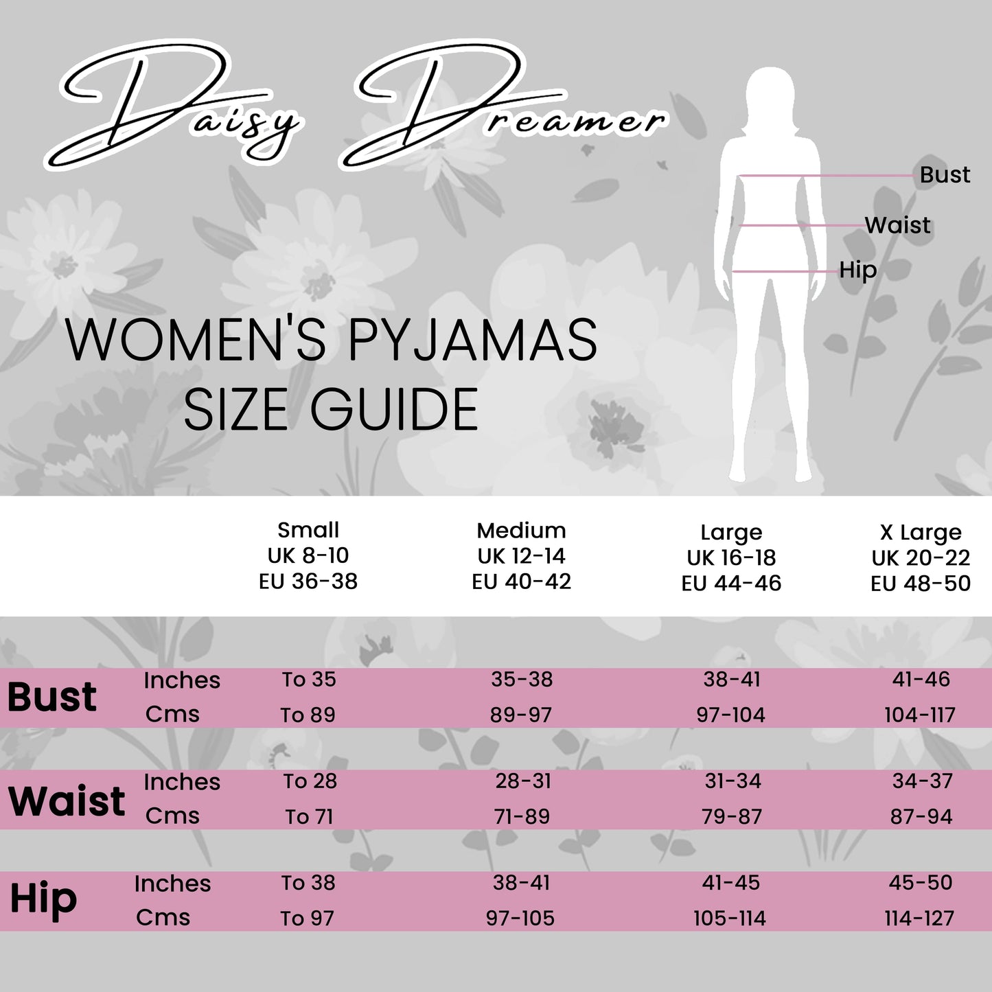 Women's Sherpa Top And Leggings Set, Long Sleeve Comfort Tops And Pyjamas Sets Daisy Dreamer Pyjamas