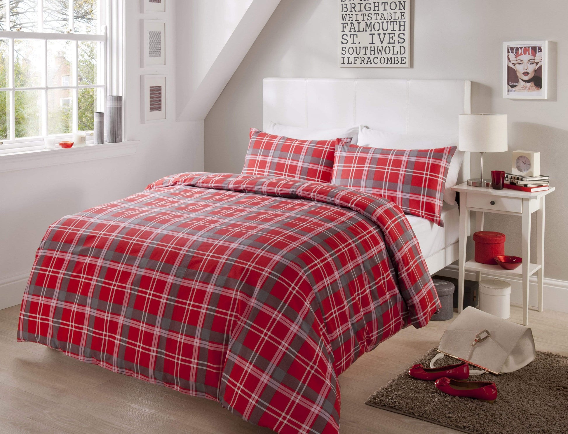 Check Duvet Set