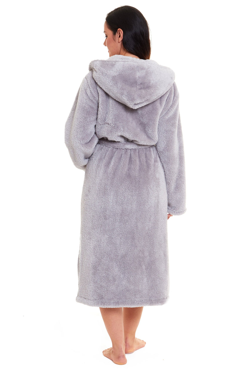 ladies grey dressing gown Women's Grey Dressing Gowns & Robes