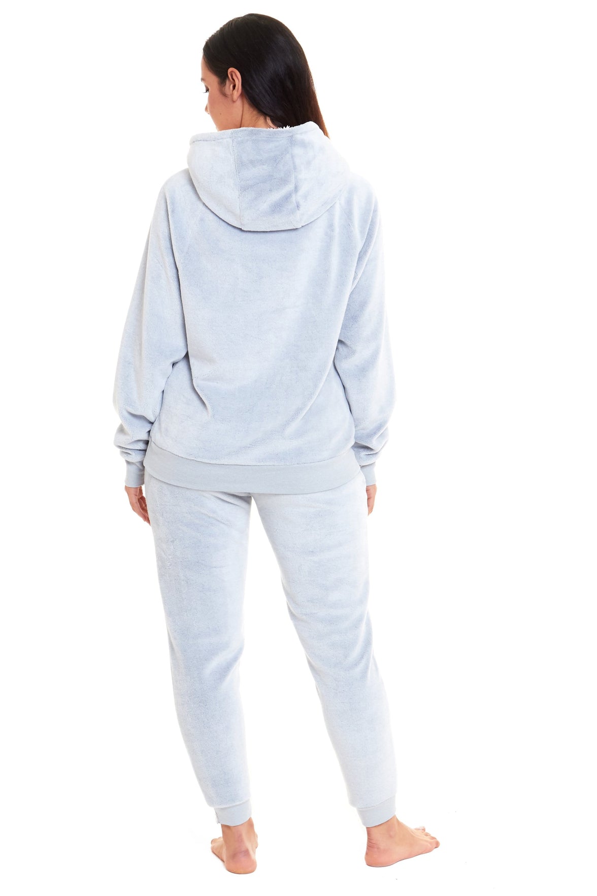 Matching Mother Daughter Koala Bear Hooded Pyjama Set Soft Plush Fleece Flannel Loungewear Nightwear for Women and Girls by Daisy Dreamer Pyjamas