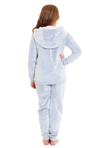 Matching Mother Daughter Koala Bear Hooded Pyjama Set Soft Plush Fleece Flannel Loungewear Nightwear for Women and Girls by Daisy Dreamer Pyjamas