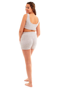 Women's Super Soft Teddy Fleece Tank Top and Shorts Loungewear Set for All-Year Comfort by Daisy Dreamer Pyjamas