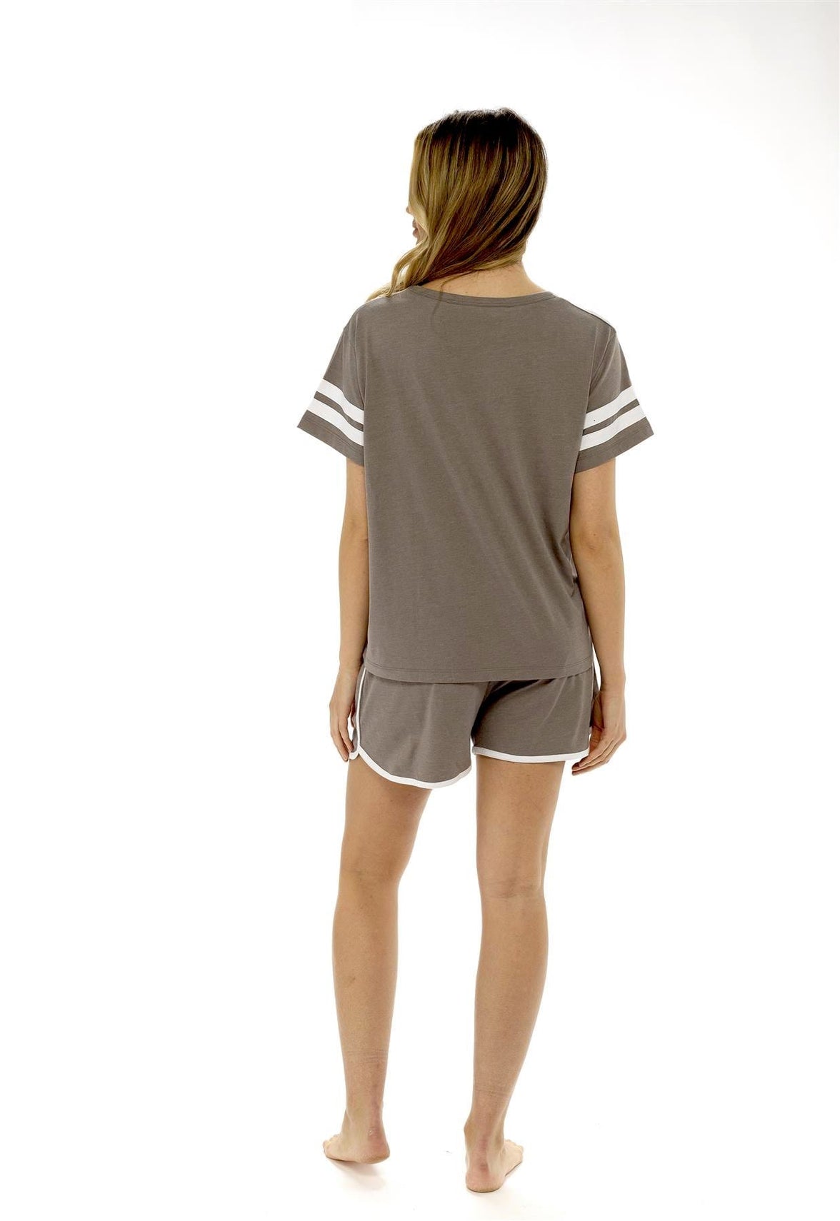 Be Happy Cotton T Shirt and Shorts Sleepwear Set for Women Comfortable Nightwear Loungewear Ideal for Summer Perfect Gift by Daisy Dreamer Pyjamas