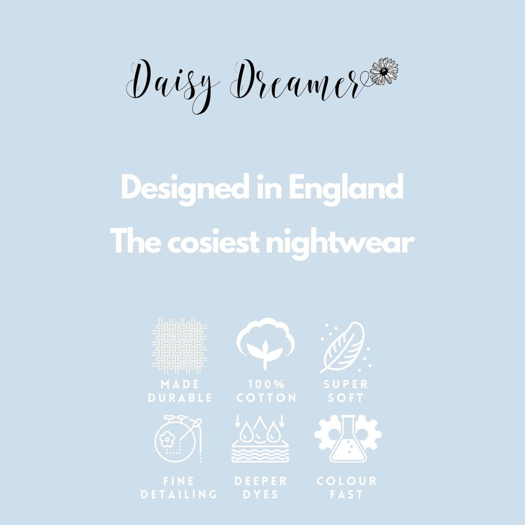 Women's 100% Cotton Dream Catcher T Shirt and Shorts Pyjama Set Comfortable Summer Loungewear Ideal Birthday Wedding Bridal Shower Gift Multiple Colours and Sizes by Daisy Dreamer Pyjamas