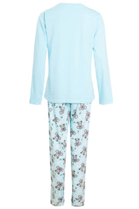 Women's 100% Cotton Koala Bear Pyjama Set Soft Breathable Nightwear PJs with Elasticated Waistband Cute Sleepwear Loungewear Perfect Gift by Daisy Dreamer Pyjamas