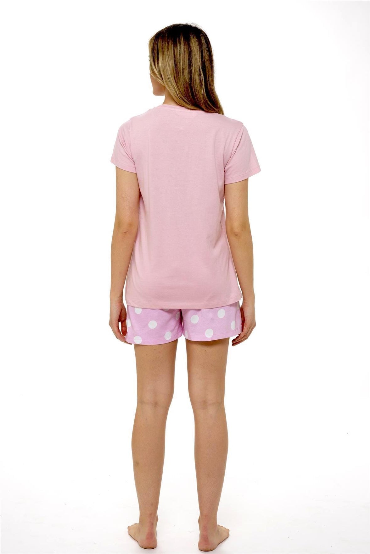 Women's Sausage Dog Print Pyjama Set T Shirt and Shorts Summer Nightwear Soft Cotton PJs Gift Idea by Daisy Dreamer Pyjamas