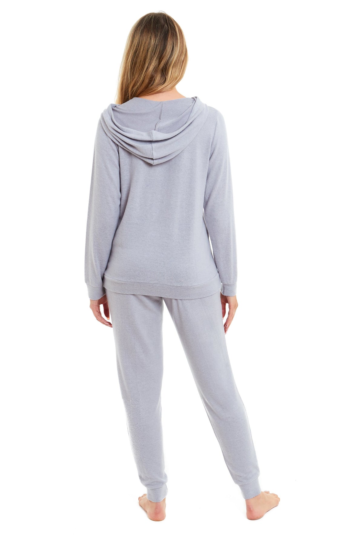 Women's Super Cosy Hooded Pyjama Set Soft Brushed Polyester Viscose Loungewear Warm and Elegant Nightwear Various Colours UK Sizes 8-22 by Daisy Dreamer Pyjamas