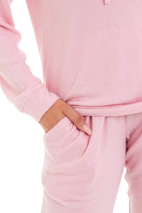 Women's Super Cosy Hooded Pyjama Set Soft Brushed Polyester Viscose Loungewear Warm and Elegant Nightwear Various Colours UK Sizes 8-22 by Daisy Dreamer Pyjamas