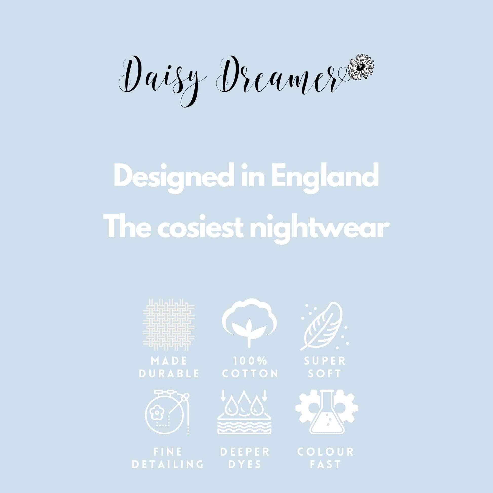 Dream Catcher T Shirt & Shorts Cotton Pyjama Set Daisy Dreamer Pyjamas