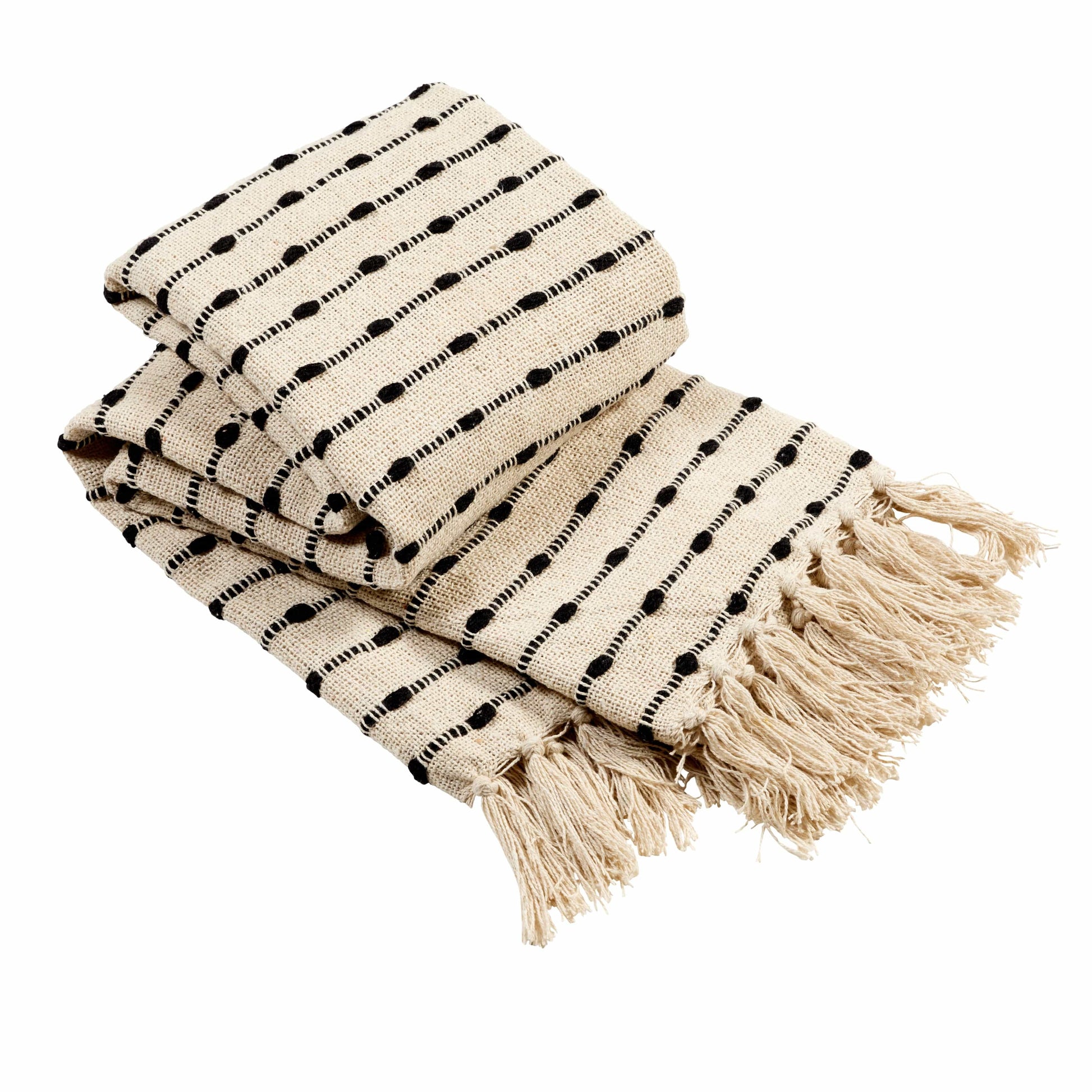 Fes Super Soft Eco-Friendly Recycled Cotton Throw Blanket Lightweight Sofa Bed Chair Decor in Calming Colours by OLIVIA ROCCO Throw