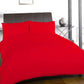 Flannelette Duvet Set SINGLE / RED OLIVIA ROCCO Duvet Cover